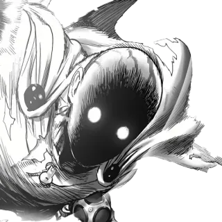 💫 Garou One-Punch Man Anime, Schurk, Monster, Krachtig, Eng, Gevecht telegram sticker