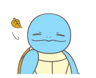 ⭐ Squirtle Pokémon whatsapp sticker
