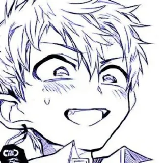 🫐 Anime, Manga, Cartoni animati, Personaggio, Arte, Illustrazione telegram sticker