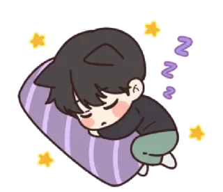 😴 ZZZ sleep, sleeping, nap, pillow, tired, rest telegram sticker