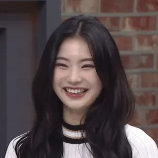 🔮 donna, ritratto, sorriso, coreana, asiatica, ragazza whatsapp sticker