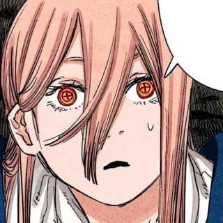 🗯 Power Chainsaw Man Anime, Manga, Chainsaw Man, Power, Personaje whatsapp sticker