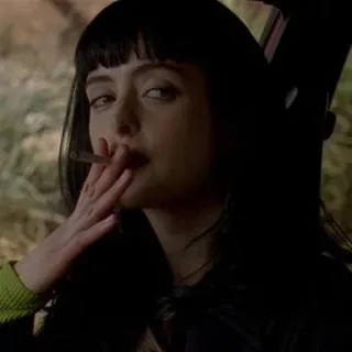 🖤 Jane Margolis Breaking Bad smoking, cigarette, jane, breaking bad, tv show telegram sticker