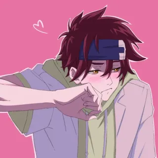 ❤️ Anime, Desenho animado, Masculino, Personagem, Homem, Menino telegram sticker