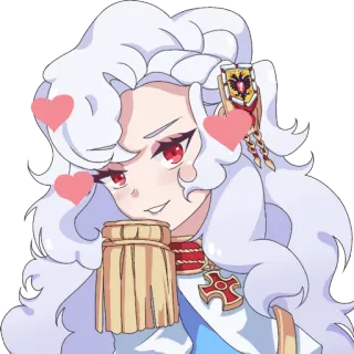 😏 アニメ, ハート, 女性, 可愛い, ミリタリー, 制服 telegram sticker
