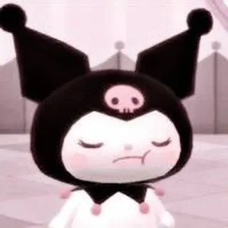 🦕 Kuromi kuromi, sanrio, anime, personagem, fofo, desenho animado whatsapp sticker