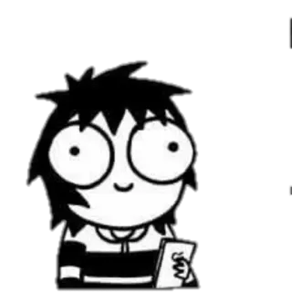 🙂 cartone animato, personaggio, illustrazione, disegno, schizzo telegram sticker