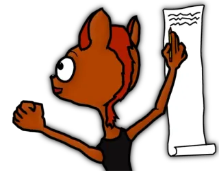 ✊ mittelfinger, unhöflich, beleidigend, cartoon, zeichnung, geste telegram sticker