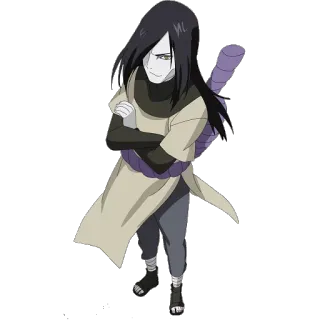 😏 Orochimaru Naruto Orochimaru, Naruto, anime, manga, villain, snake, character whatsapp sticker