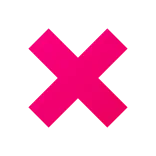 ❌
