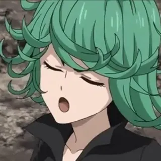 📎 Tatsumaki One-Punch Man Anime, One-Punch Man, Tatsumaki, Esper, Héroe, Personaje telegram sticker