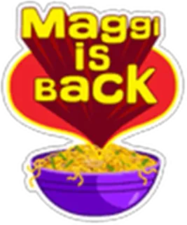 🤕 Maggi IS BACK cibo, noodles, Maggi, cibo pronto telegram sticker