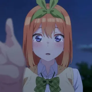 😢 anime, garota, chorando, triste, personagem, verde telegram sticker