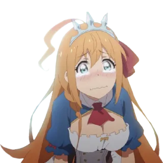 😢 Anime, Garota, Fofa, Rubor, Garota Anime telegram sticker