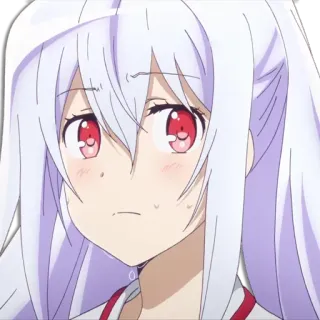 😕 Isla Plastic Memories Anime, Desenho animado, Triste, Garota, Isla, Plastic Memories telegram sticker