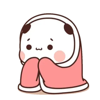 ☺️ lindo, kawaii, sticker, dibujo animado, personaje, envuelto, adorable whatsapp sticker