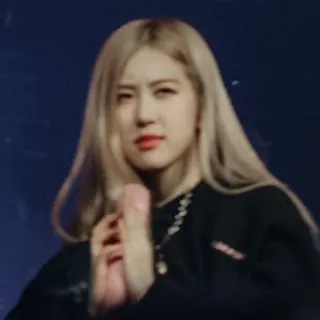 🤔 Rose Rose, Blackpink, Kpop, Sängerin, Promi, Meme telegram sticker