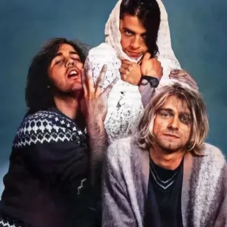 🙂 banda, música, rock, membros, grupo telegram sticker