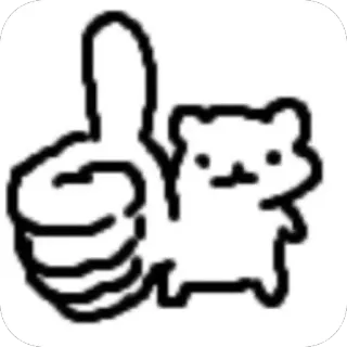 👍 большой палец вверх, хорошо, хомяк, животное, ок, стикер telegram sticker
