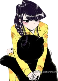 ☺️ Komi Shouko Komi Can't Communicate Anime, Komi Can't Communicate, Komi Shouko, Meisje, Leuk, Anime Meisje whatsapp sticker