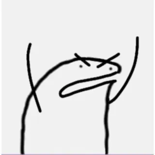 😤 angry, stick figure, meme, exasperated telegram sticker