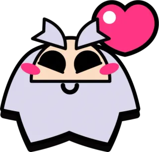 ❤️ desenho animado, coração, amor, adesivo telegram sticker