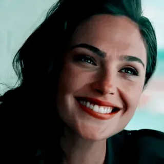 😀 Wonder Woman gal gadot, woman, actress, face, smile, wonder woman telegram sticker