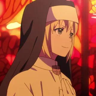 🧯 Iris Fire Force anime, nun, fire force, iris telegram sticker