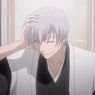 💙 Gin Ichimaru Bleach anime, sorriso, sorridente, gin, ichimaru telegram sticker