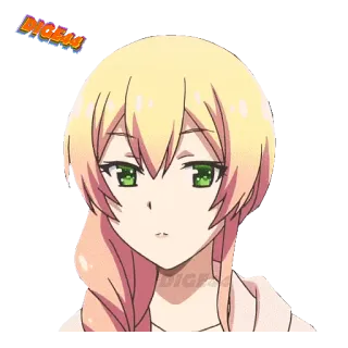😶 DIG!!! anime, hoạt hình, manga, hình minh họa, sticker, cô gái telegram sticker
