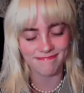 😕 Billie Eilish Billie Eilish, นักร้อง, นักดนตรี, คนดัง, ป๊อปสตาร์ telegram sticker