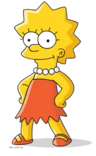 Lisa Simpsons whatsapp stickers