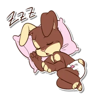 😴 rabbit ZZZ telegram sticker