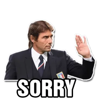 😣 SORRY извинения, прости, мужчина, костюм telegram sticker