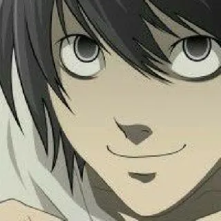 📓 L Lawliet Death Note Аниме, Детектив, Манга, L telegram sticker
