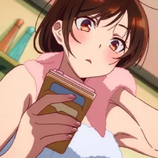 😐 Chizuru Ichinose Rent-A-Girlfriend Anime, Cô gái, Chizuru Ichinose, Rent-a-Girlfriend, Manga, Phim hoạt hình whatsapp sticker