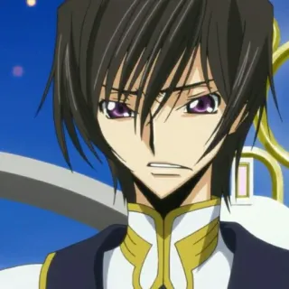 🔗 Lelouch Lamperouge Code Geass Anime, Personagem, Lelouch telegram sticker