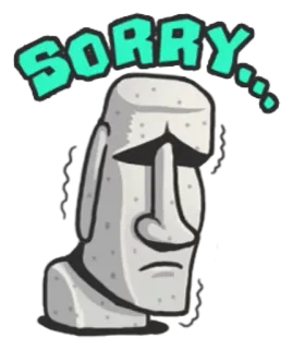 Stone Man Moai  @SeanChannel telegram stickers