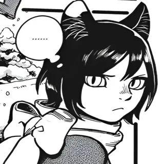 🤨 Michiru Kagemori BNA: Brand New Animal ... telegram sticker