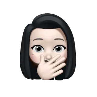 ☠️ Avatar, Emoji, Emotikon, Meme, Wajah, Wanita whatsapp sticker