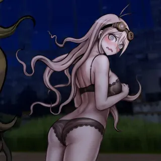 🔩 Miu Iruma Danganronpa V3: Killing Harmony anime, cartoon, fan art, Danganronpa, Miu Iruma telegram sticker