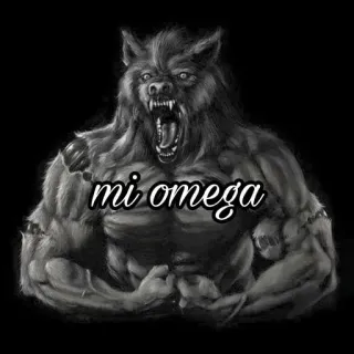 🖤 mi omega loup-garou, Omega, monstre, fantaisie, Alpha, sauvage telegram sticker