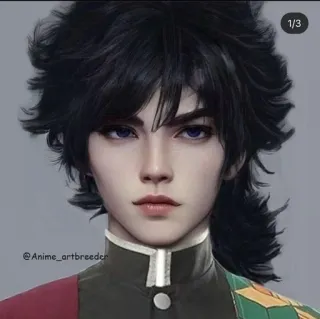 😨 @Anime_artbreeder Anime, Artbreeder, Avatar, Potret, Seni digital, Gaya anime telegram sticker
