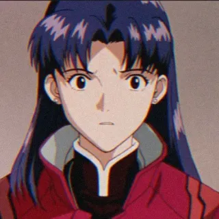 🦋 Misato Katsuragi Neon Genesis Evangelion anime, misato, evangelion, character, woman telegram sticker