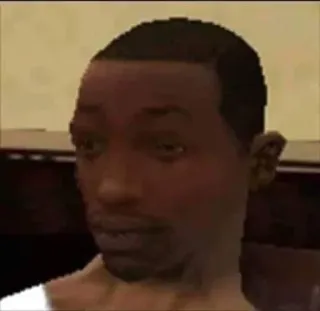 🌟 Carl Johnson Grand Theft Auto: San Andreas Videogioco, Personaggio, CJ, Carl Johnson, Grand Theft Auto telegram sticker