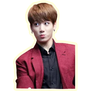 🤢 Jungkook kpop, idol, chanteur, célébrité, coréen telegram sticker