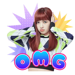 😱 OMG โอ้มายก็อด, สีหน้า, สติกเกอร์, คนดัง, ประหลาดใจ telegram sticker