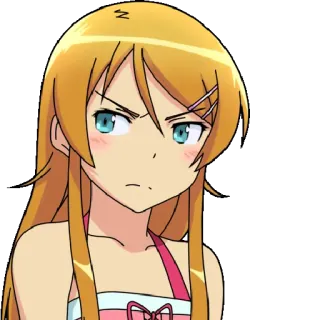 😠 anime, girl, cartoon, character telegram sticker