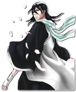 😒 Byakuya Kuchiki Bleach Byakuya Kuchiki, Bleach, Personagem de anime, Mangá, Shinigami whatsapp sticker