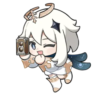 🥰 Paimon Genshin Impact ไพม่อน, เก็นชินอิมแพ็ก, อนิเมะ, วิดีโอเกม, จิบิ, น่ารัก, คาวาอิ, สติกเกอร์ telegram sticker